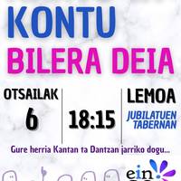 Kantu ta kontu batzarra Lemoan