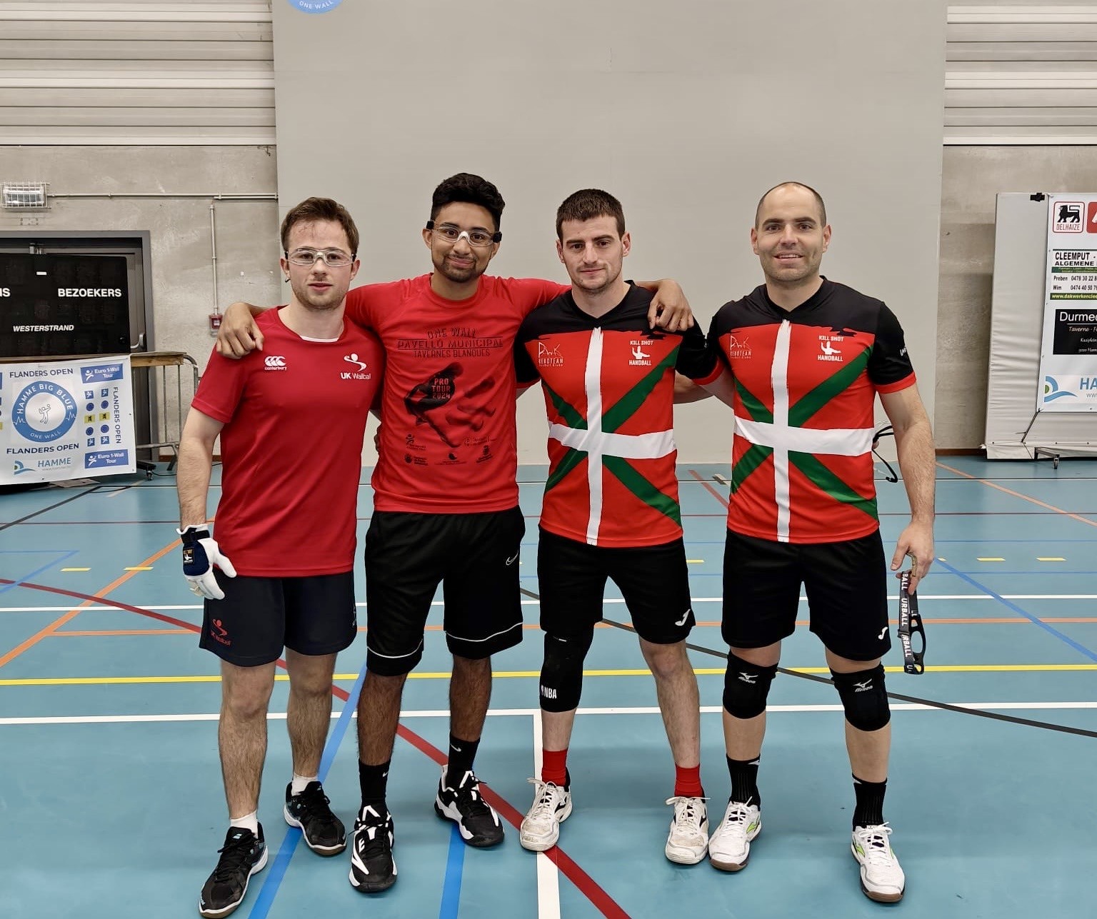 OneWall Flanders Open txapelketan izan dira Ziarrusta eta Beldarrain