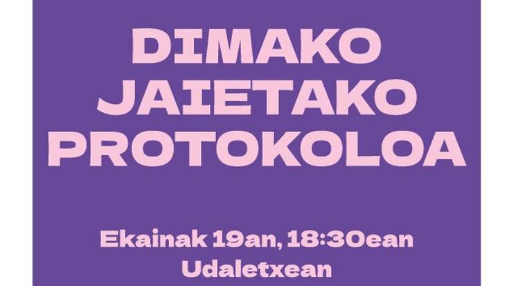Jaietako protokoloaren gaineko batzarra