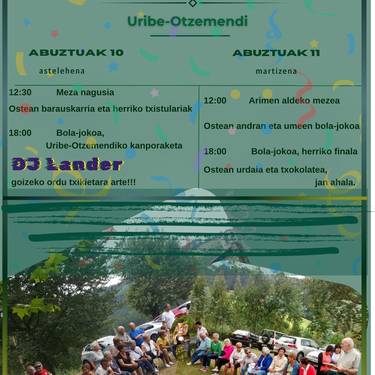 Uribe-Otzerinmendiko San Lontzo jaiak