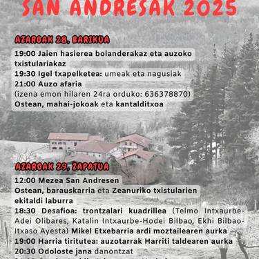 San Andres jaiak Asterrian