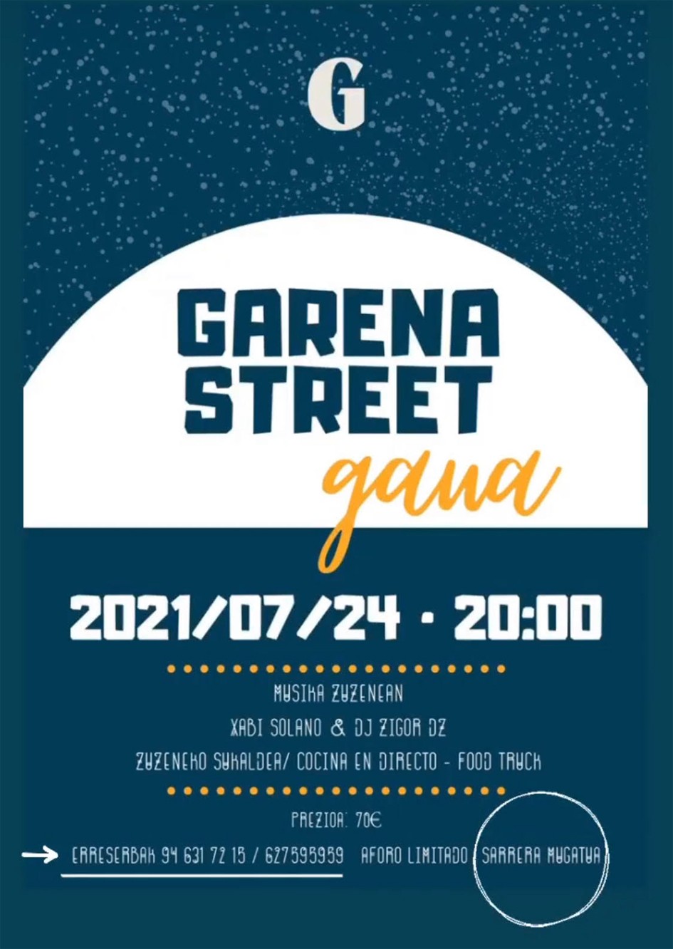Street Gaua antolatu dau Garenak