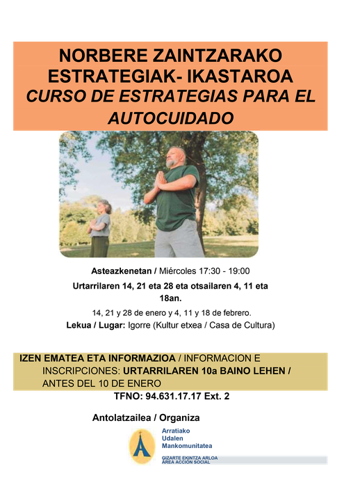 Ikastaroa. Izen-emotea