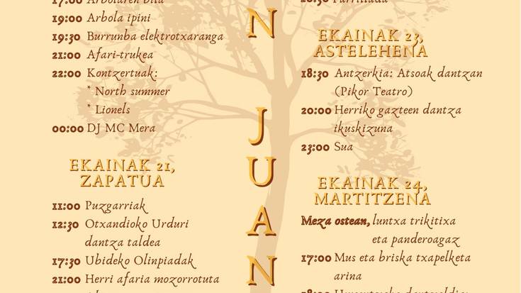 Ubideko jaiak