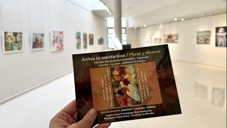 ‘Anitza eta askotarikoa’ pintura erakusketea ikusgai Igorreko Kultur Etxean abenduaren 10era arte