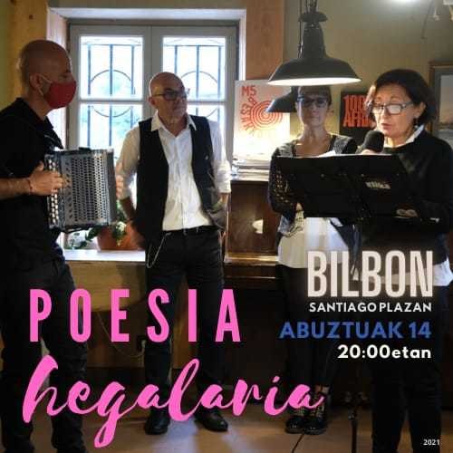 "Poesia Hegalaria"-ren emonaldia egongo da zapatuan Bilbon