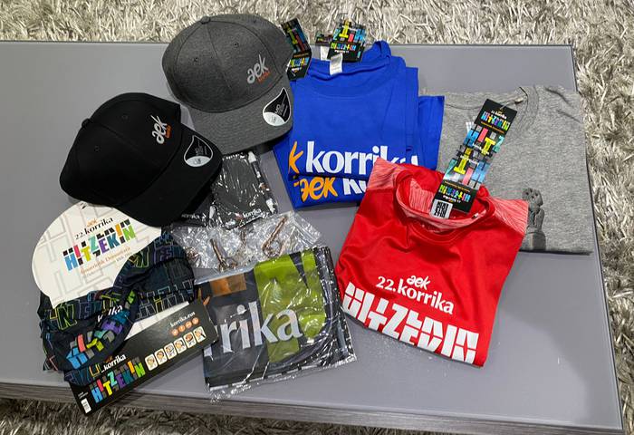 Korrikako materiala zozketatuko dau BEGITUk