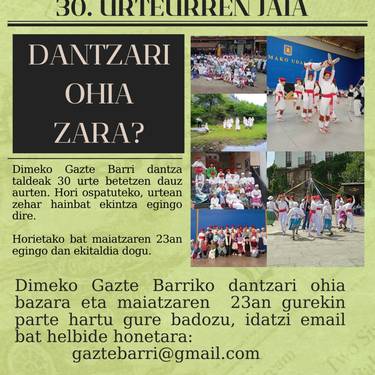 Gazte Barriren 30. urteurren jaia