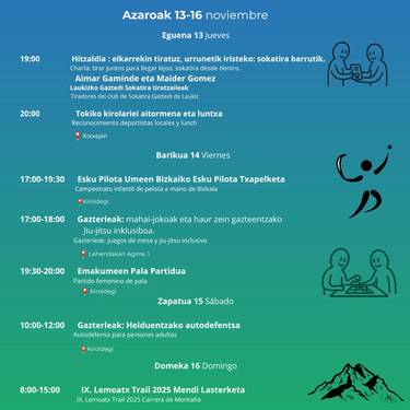 Kirol eta Ariketa FIsikoaren Astea