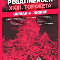Euskal Herriko pegatineroen topaketea Igorren