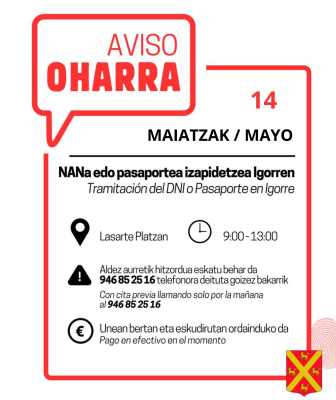 NAN-a eta pasaportea egitea