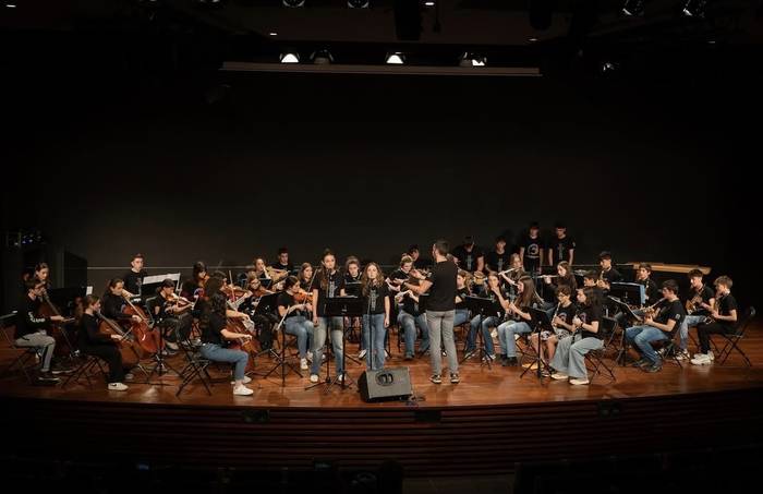 Arratia eta Tarragonako musika ikasleak alkarlanean