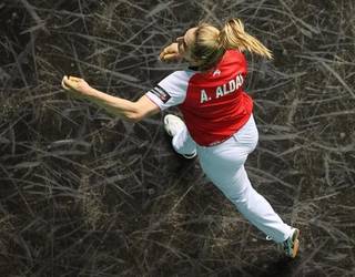 San Fermin torneoko bigarren partidua irabazi dau Amaia Aldaik