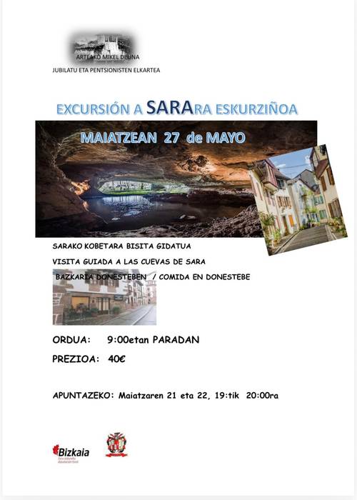 Arteako jubiladuen urtekerea. Izen-emotea