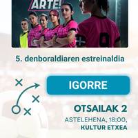 'Irabazi arte!' telesailaren lehen atalaren estreinaldia