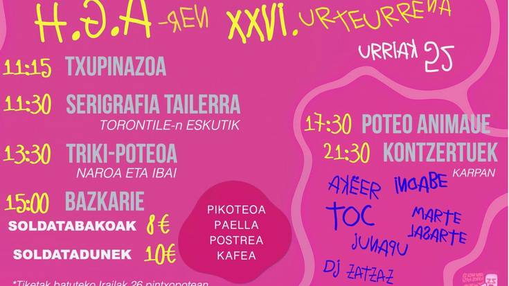 Lemoako Gaztetxearen urteurrena