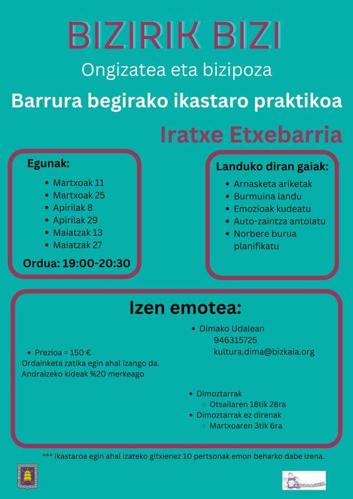 Iratxe Etxebarriaren ikastaroa. Izen-emotea
