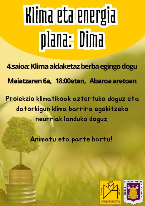 Klima eta energia plana Diman