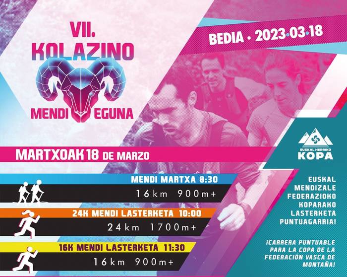 Mendi lasterketea Bedian