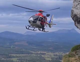 60 urteko gizon bat helikopteroz erreskatau eben domekan Atxuriko pasabidean