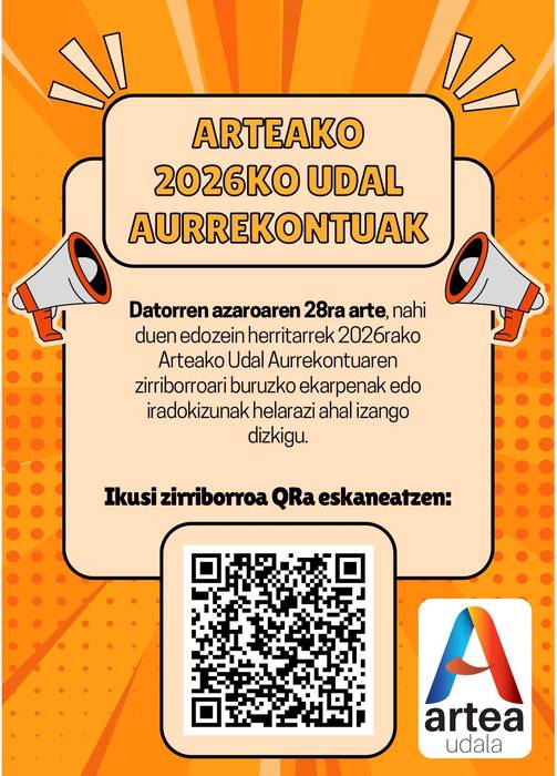Aurrekontuak Artean