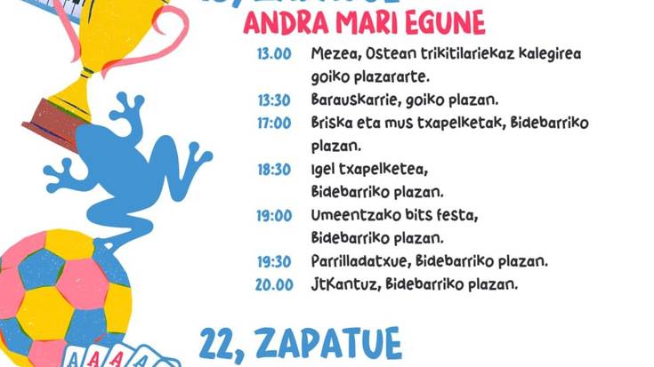 Udako jaiak Igorren