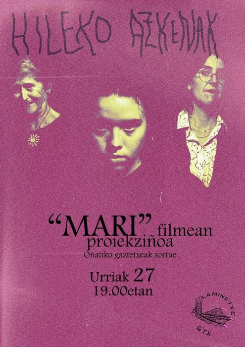 Mari filmaren proiekzinoa