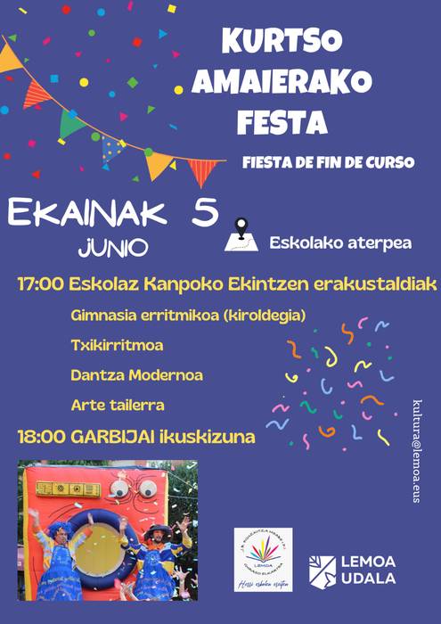 Kurtso amaierako festa Lemoan