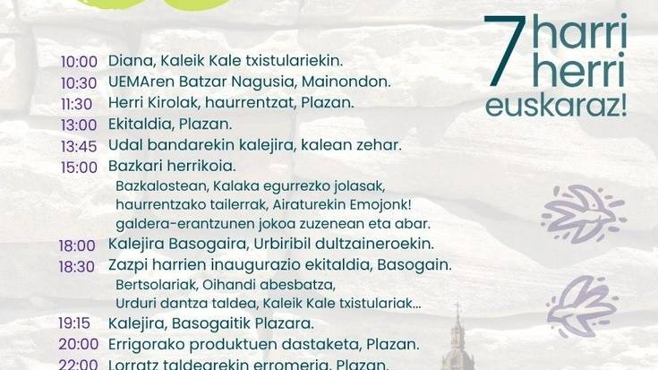 UEMA Eguna Otxandion. Izen-emotea