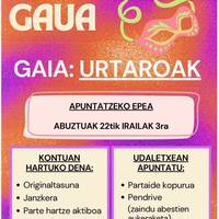 Arteako Jaietako mozorro gauerako izen-emotea zabalik