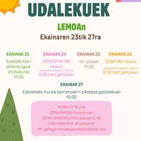 Herri udalekuak Lemoan