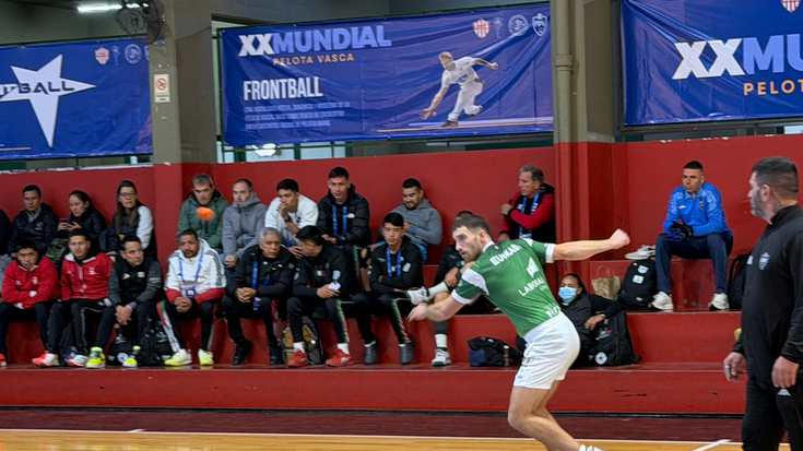 Mikel Aurrekoetxea mundialeko finalerdietan
