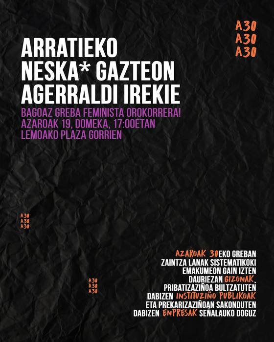 Neska* gazteen agerraldi irekia