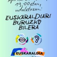 Euskaraldiaren batzarra Ubiden