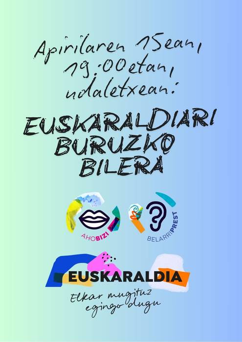 Euskaraldiaren batzarra Ubiden
