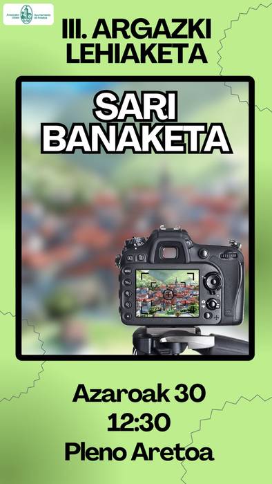 Sari banaketea Areatzan