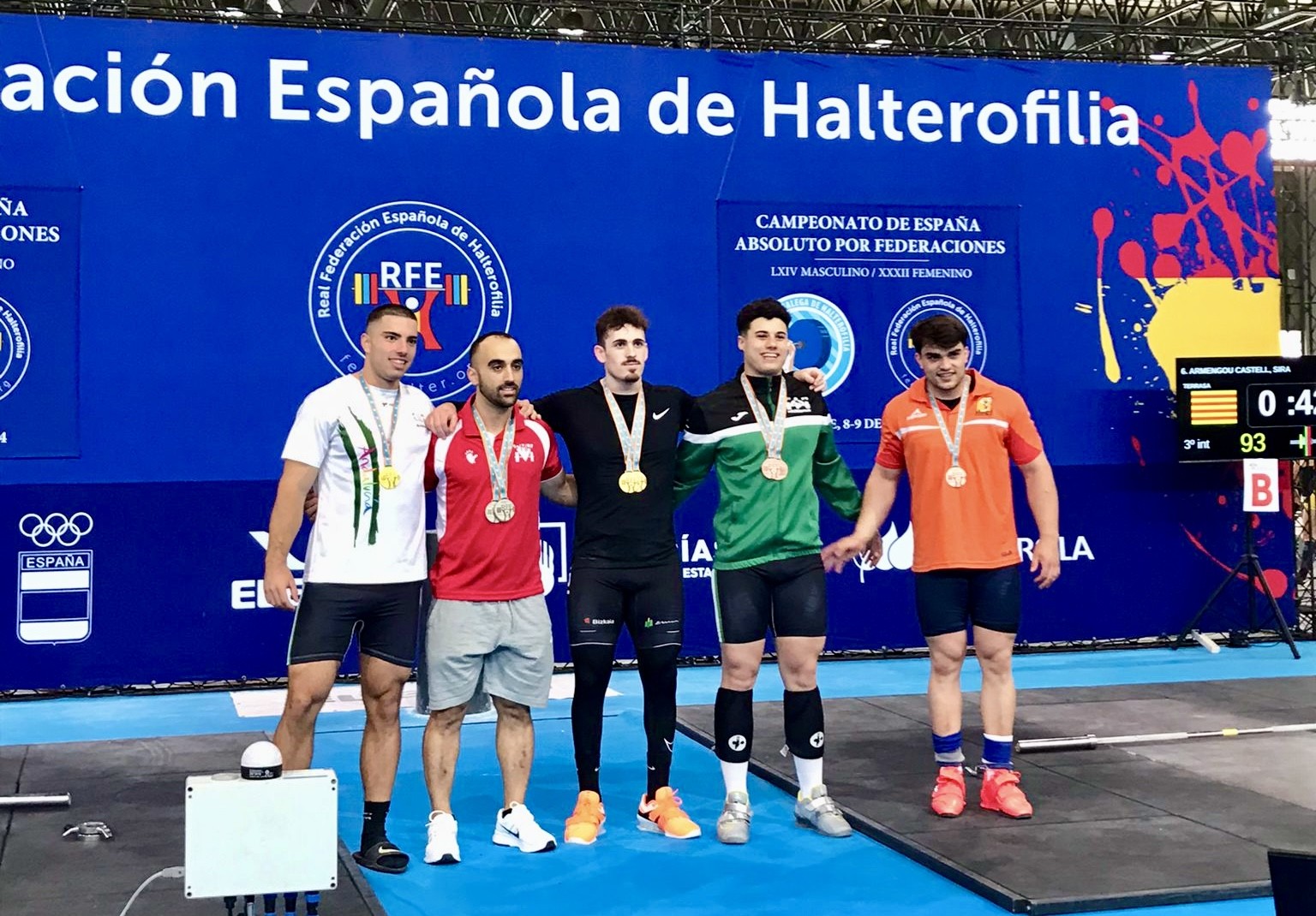 Espainiako halterofilia txapelduna izan da Bruno Soto