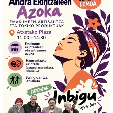 Arratiako Andra Ekintzaileen VI. Azokea Lemoan