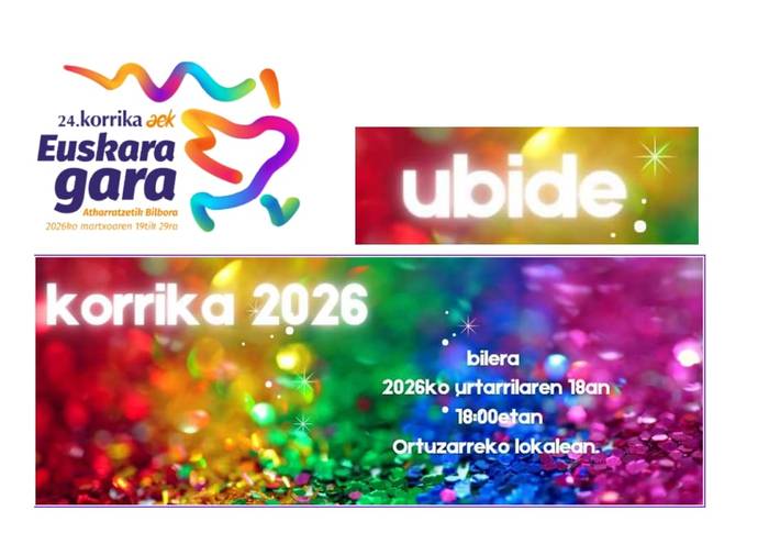 Korrikaren gaineko batzarra Ubiden