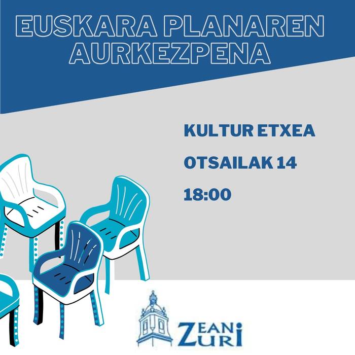 Euskera Planaren aurkezpena Zeanurin