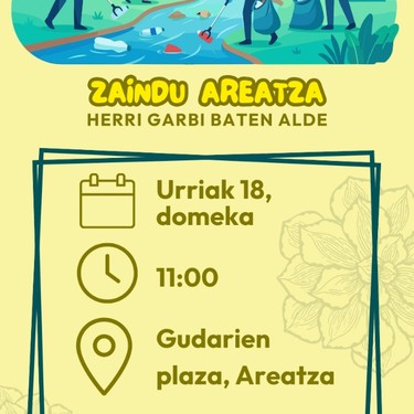 Erreka garbiketea Areatzan