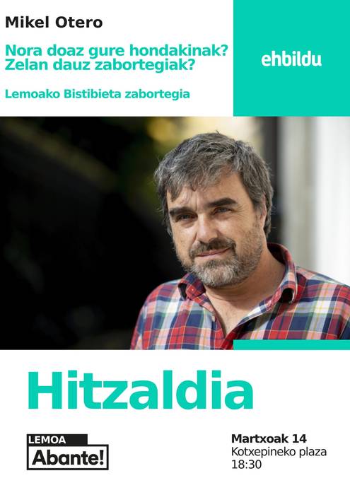 Zabortegien gaineko berbaldia
