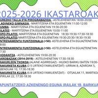 Ikastaroak Artean