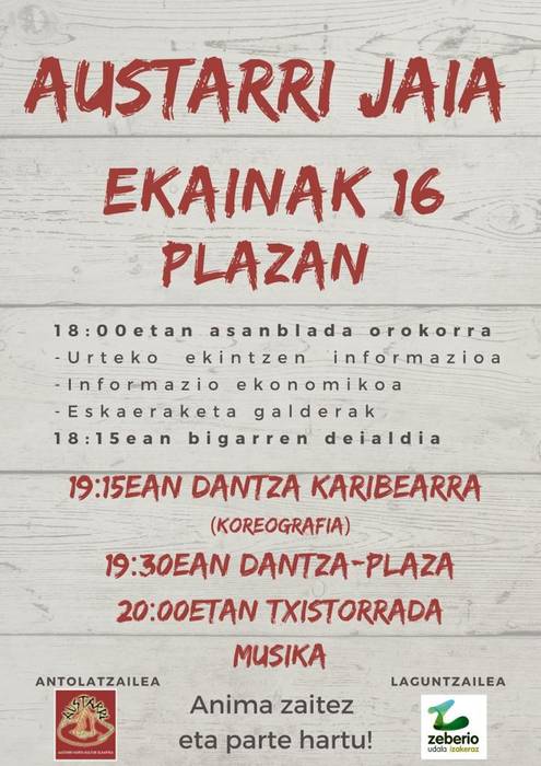Austarri jaia Zeberion