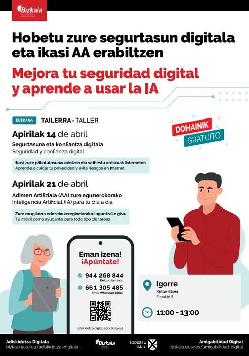 Segurtasun digitalaren gaineko tailerra